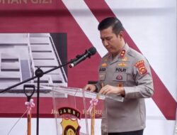 Peletakan Batu Pertama Program Makan Bergizi Gratis Polda Jambi