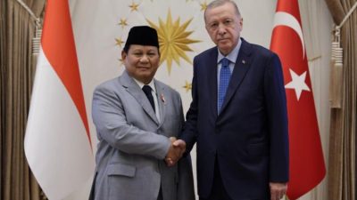 Presiden Turki Recep Tayyip Erdogan Hadiri Upacara Penyambutan Resmi di Istana Bogor