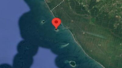 Kawasan empat pulau yang sedang menjadi polemik antara Pemerintah Aceh dan Pemerintah Sumatera Utara, Kamis (12/6/2025)