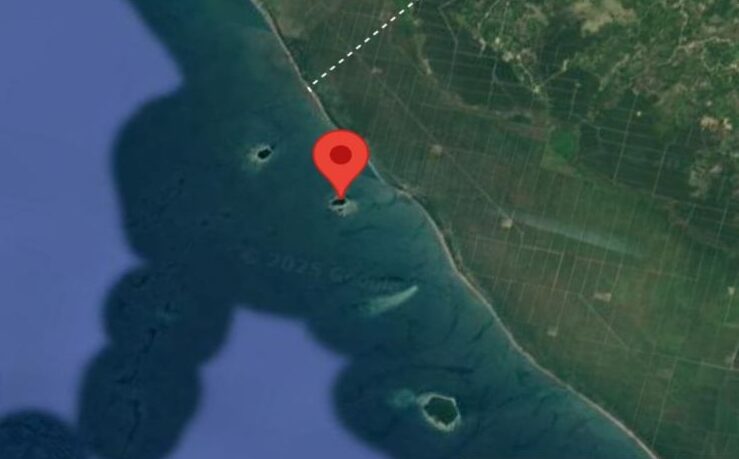 Kawasan empat pulau yang sedang menjadi polemik antara Pemerintah Aceh dan Pemerintah Sumatera Utara, Kamis (12/6/2025)