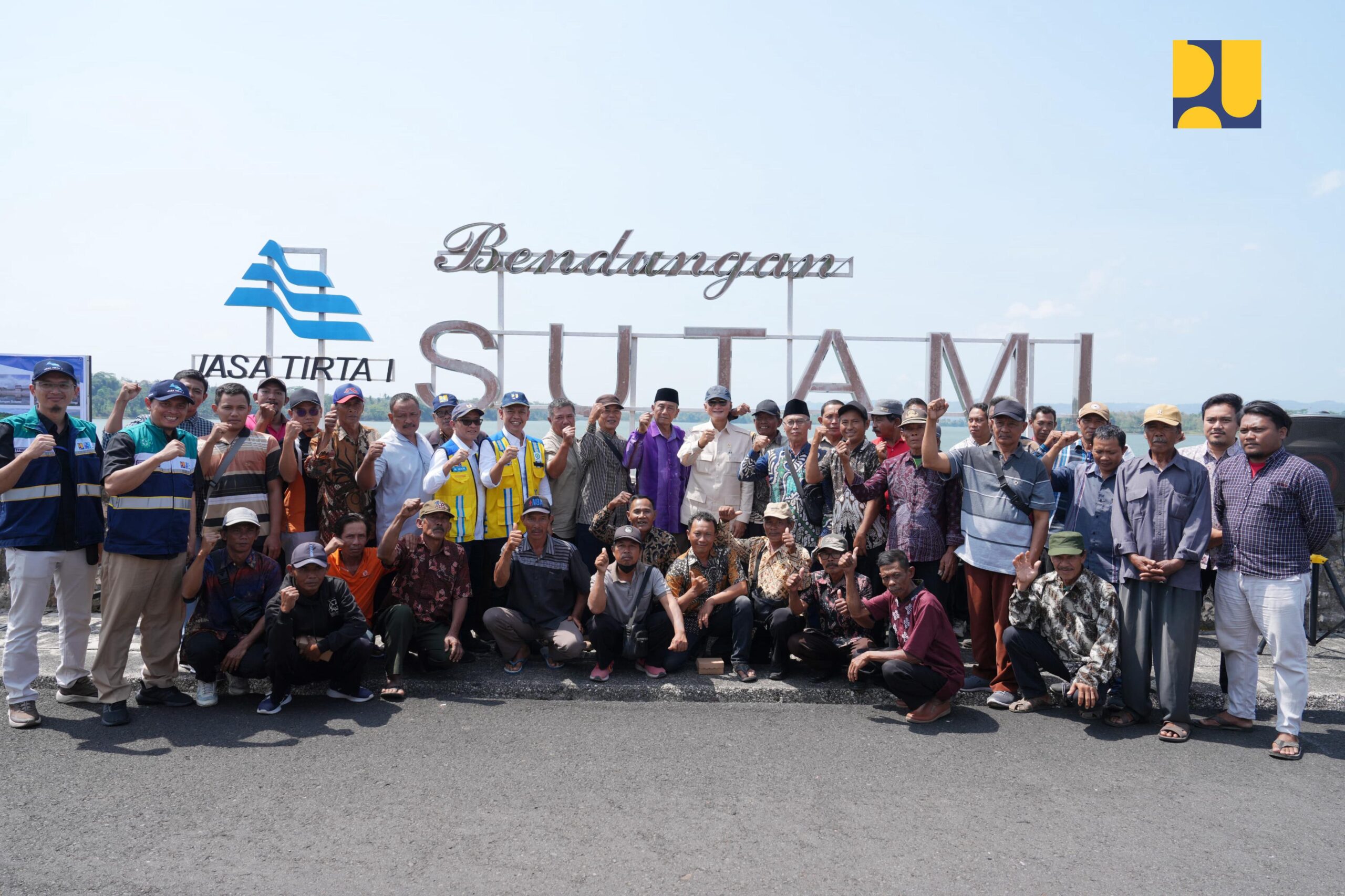 Menteri Pekerjaan Umum (PU), Dody Hanggodo kunjungan kerja ke Bendungan Sutami yang berlokasi di Desa Karangkates, Kabupaten Malang, Provinsi Jawa Timur.