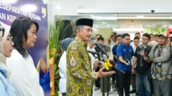 Menteri PU Dody Hanggodo saat acara penandatanganan MoU bersama Badan Pusat Statistik (BPS) di Kantor Kementerian PU, Selasa (19/8/2025).