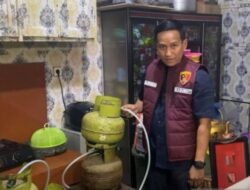 Polda Riau Tangkap Pelaku Pengoplosan Gas LPG 3 Kg Menjadi 12 Kg