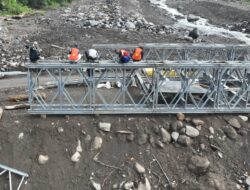 Kementerian PU Percepat Pemasangan Jembatan Bailey Teodhae NTT