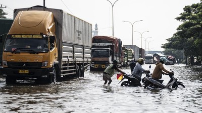 Banjir di Semarang Mulai Surut