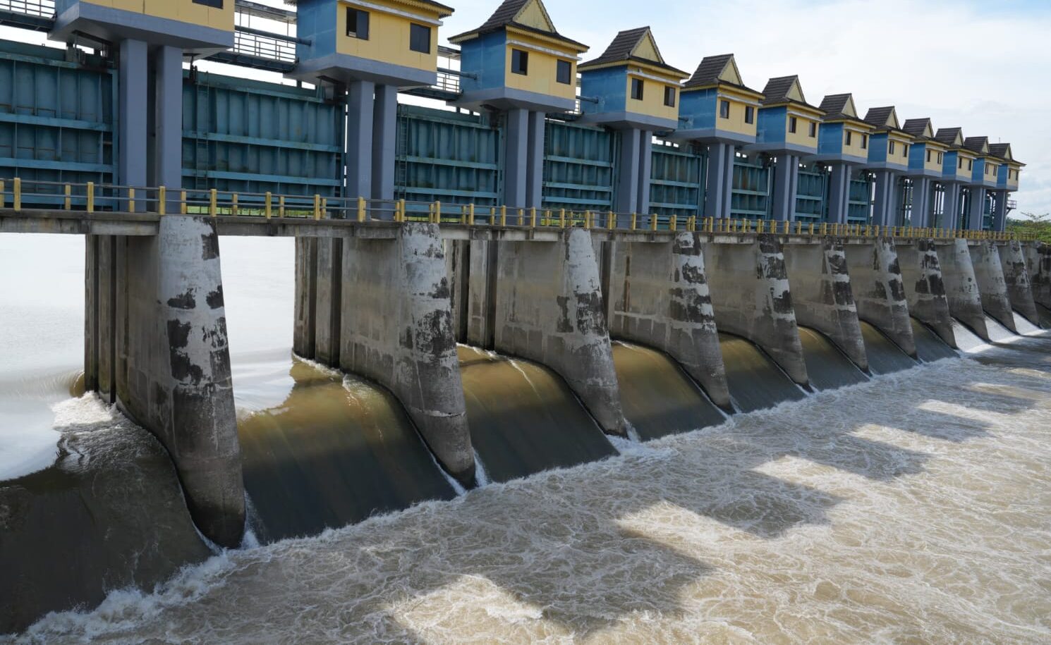 Bendung Wampu di Kabupaten Langkat, Sumatera Utara