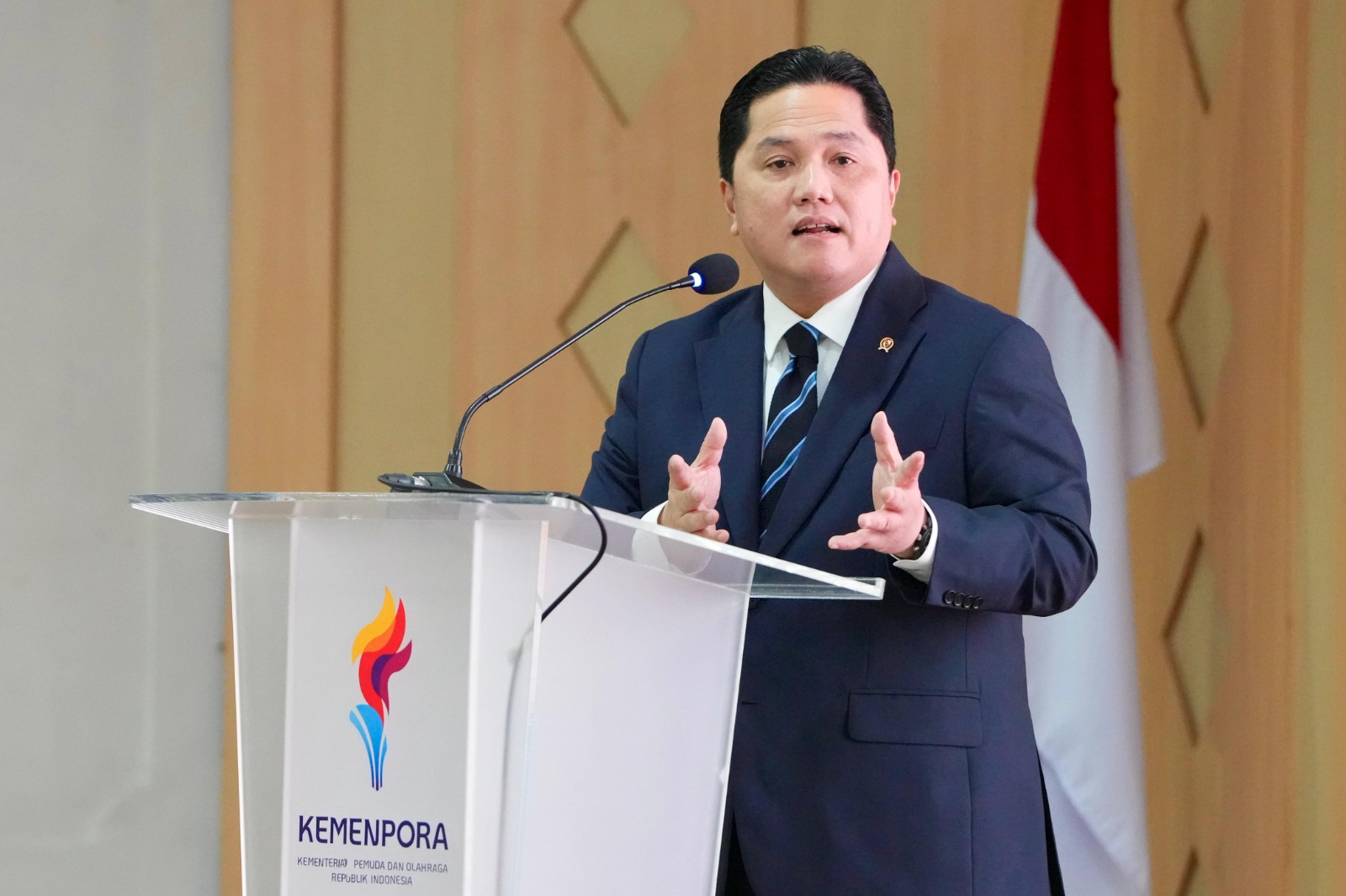 Menteri Pemuda dan Olahraga Erick Thohir