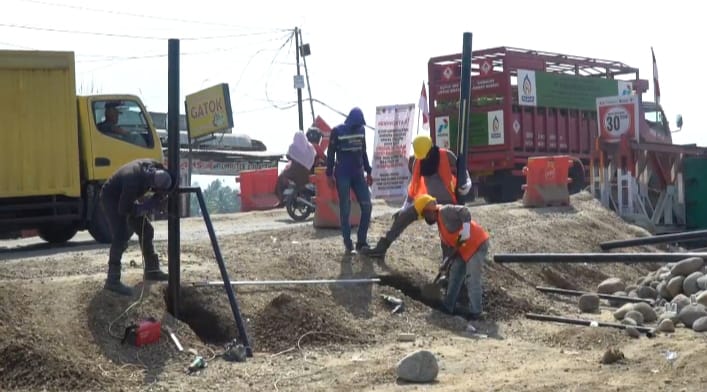 Jembatan Bailey di Lokasi Bencana Sumatera